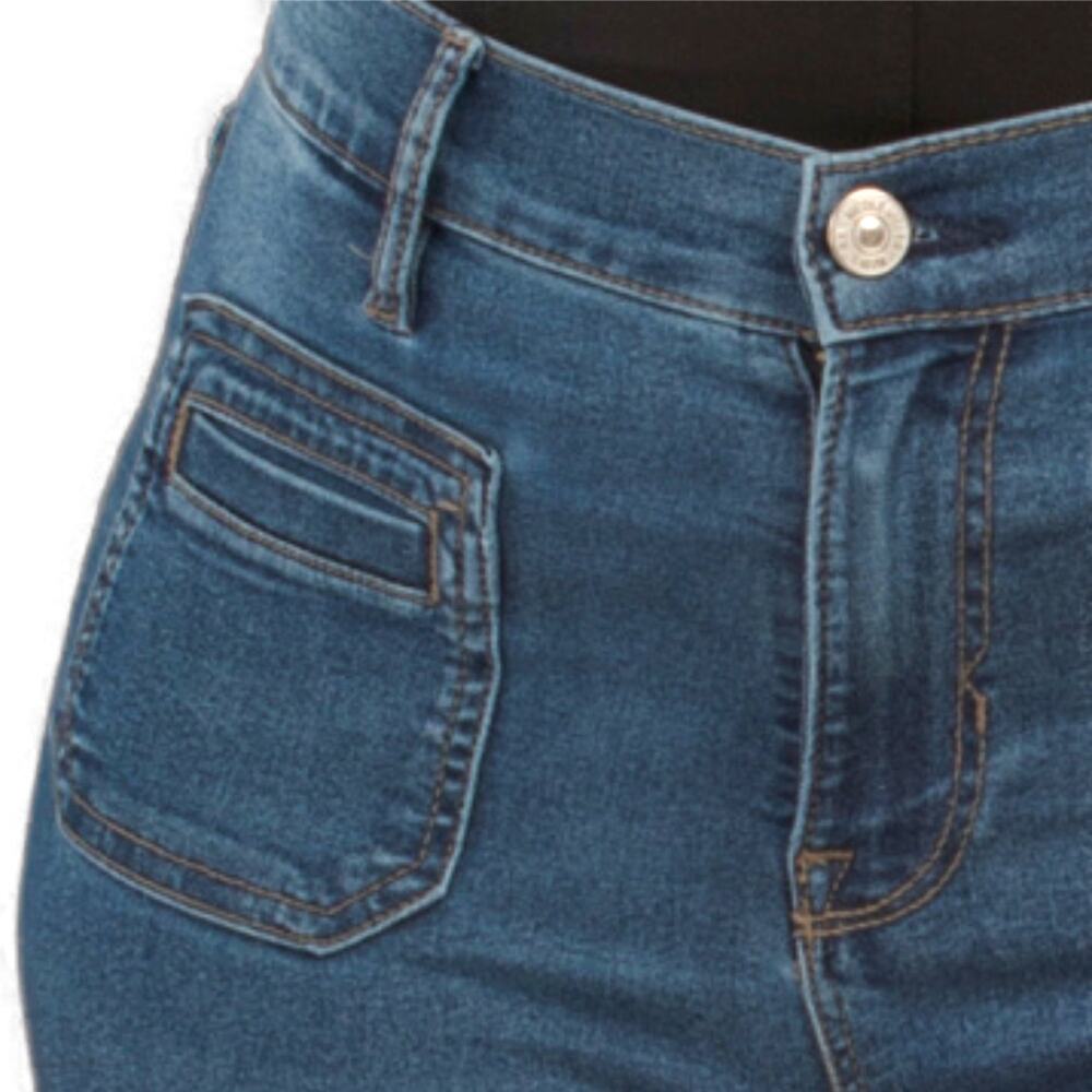 NWT Nicole Miller Women's Soho High Rise Denim Capri Jeans - Picture 3 of 5